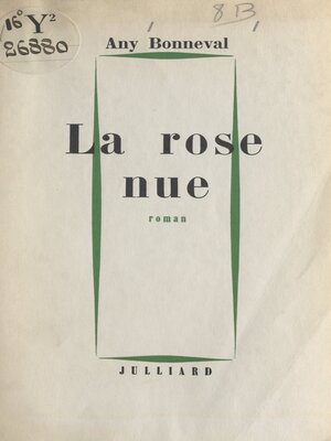 cover image of La rose nue